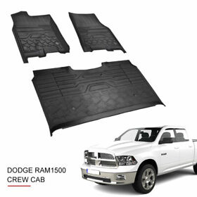 Eo1001w081-x1t Floor Mats Liners For 2019-2021 Dodge Ram 1500 Crew Cab New Body Front Rear