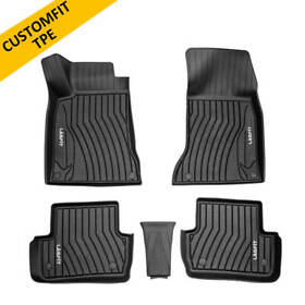 Ll-mb02 Floor Mats Tpe For Mercedes Benz Gla 2015-2020 1st 2nd Rows All Weather Non-slip