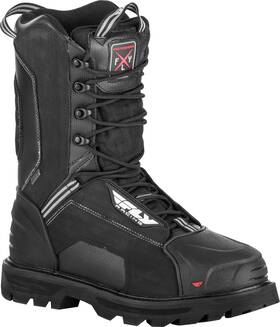 361-94008 Fly Racing Boulder Boots Black Size 08 - Stylish And Durable