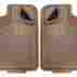 Fm-09t Pilot Bully Universal 4 Pc Tan 2 In 1 Carpet Rubber Trim To Fit Front Rear Floor Mat 757558271320
