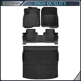 Beysh0004293be Fmd-autoparts Floor Mats For 23-24 Honda Cr-v Front Rear Cargo Liner Rubber Tpe Waterproof 4pc