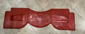C5az-6313106-b Fomoco - Rotunda Nos 1965 1966 Ford Galaxie 500 7-litre Red Full Rear Floor Mat