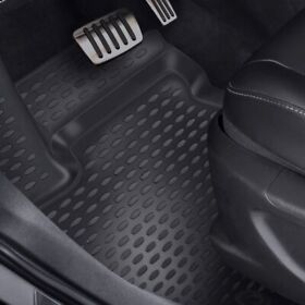 3-864je007 For Jeep Wrangler 07-13 Wellvisors All Weather Lite 1st Row Black Floor Liners