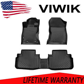 Zo616587 For Subaru Forester 2019 2020 2021 All Weather Floor Mats Viwik Black Us