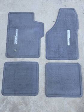 1c34-18323-ebw Ford 2001 F250 Platinum Edition Factory Oem Floor Mats Carpet Front And Rear