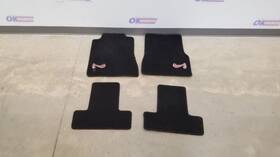 222.fd1h07 Ford 07 Mustang Shelby Gt500 Coupe Floor Mat Set Pair Front And Rear Black