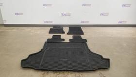 222.fd1i21 Ford 21 Mustang Gt Coupe All Weather Floor Mat Set Front And Rear Black