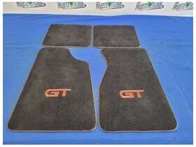 232.fd1h10 Ford 2010 Mustang Gt 4.6l Set Carpet Floor Mats Cover Black 2491