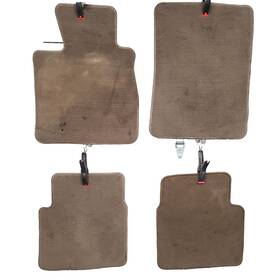 2l34-18323-caw Ford 1998-2003 F150 Oem Brown Truck Floor Mats Front Rear 1999 2000 2001 2002