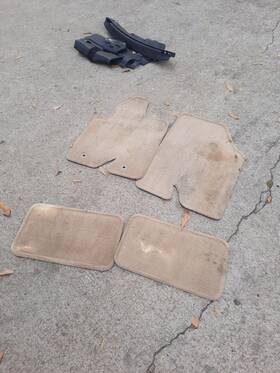 7m64-78130b18 Ford 2008-2012 Escape Tan Carpet Floor Mats Set 4pc Oem 2009 2010 2011