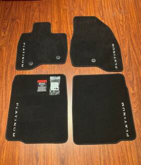 A1151-0-801-ja6 Ford Explorer Platinum Floor Mats. 2011 To 2019. Carpet. Black. Oem. Brand New