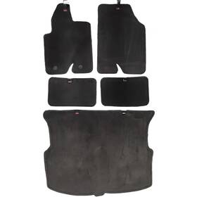 Ae6j7813087aaw Ford Escape 2008-2012 Oem Black Carpet Floor Mat Set Front Rear Trunk Liner