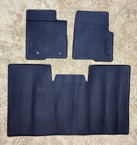 Al3z-1613300-fa Ford 11 - 14 F150 Super Crew Cab All Weather Liner 3 Mats Black Used Genuine Oem
