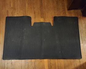Bl3j-1513087-aaw Ford 2010 Thru 14 F-150 Oem Black Rubber Floor Mat 3-pc Crew Cab Without Sub-woofer