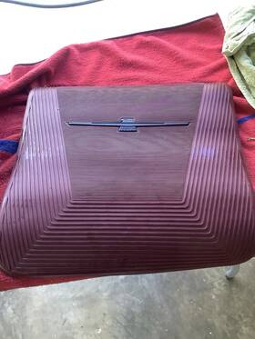 C4sz-6313106-c Ford Nos 1964-66 Thunderbird Rear Floor Mats Dark Red