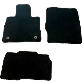 C8455 Ford 2020 -2026 Explorer Front And Rear Black Carpet Floor Mats Set Of 3 Oem