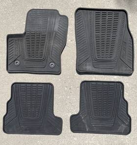 Ford Cj5z 7813300-ac 2013-2019 Escape All-weather Rubber Black Floor Mats Set Of 4 Oem 17 18 19
