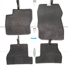 Cm5j-5413107-aaw Ford Focus Oem 2012 2013 14 15 16 2017 2018 Black Rubber All-weather Floor Mats