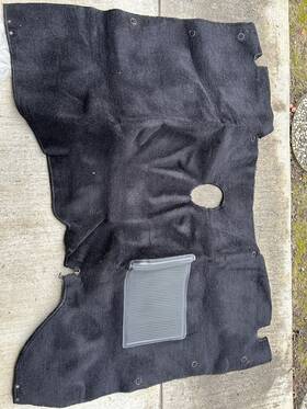Trans-d97z-1003010-a Ford D97z-1013010-a Rare Nos 1974-1982 Courier/mazda Black Carpet Manual