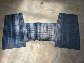 D9az-6613086-b Ford 1979 Galaxie Vinyl Leather Grain Full Width Floor Mat Blue