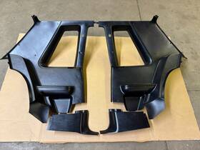 F0zb-6631137 Ford 87-90-93 Mustang Black Coupe Rear Quarter Panels Interior Trim Factory Oem