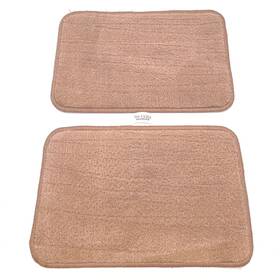 F7cj-5413106-ca Ford Escort 1997 1998 1999 2000 2001 2002 Oem Rear Tan Carpet Floor Mat Pair