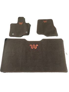 Gl3b-1613086eaw Ford 2015-25 F150 King Ranch Brown Carpeted Front Rear Lh Rh Floor Mats Set Oem