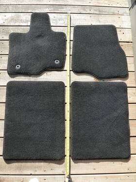 Gzo3a Ford 2015-2020 F-150 Black 4 Pc Floor Mat Set Factory Oem Gzo3a Ford 2015-2020 F-150 Black 4 Pc Floor Mat Set Factory Oem