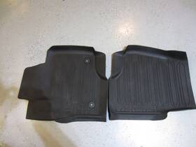 Hc3b-2613086-bbw Ford Oem 2017 - 2023 F250 F350 Super Duty Black Rubber Floor Mats Front