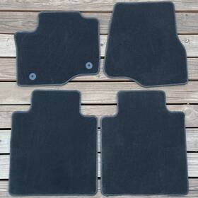 Hc3b-2613087-acw Ford 2015-2020 F-150 Crew Cab Black Carpet Floor Mat Set Oem 2016 2017 2018 2019