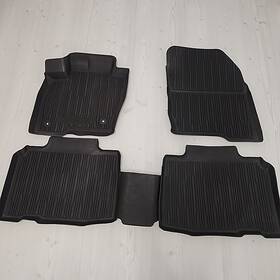 Ht4j-r13087-abw Ford 2015-2024 Edge Front And Rear Floor Mat Liner Cover All Weather Set Oem Black