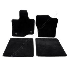 Jl3b-18130d00-aa3ja6 Ford Oem Black 4-piece Set Floor Mats Lhd 15oz For 2015-2020 Super Crew Cab F150