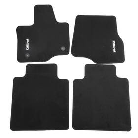 Black-jl3z-1613086-ad Ford Jl3z-1613086-ad Oem New F-150 2016-2020 4pc Carpet Floor Mat Set-