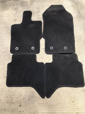 Kb3z-2113300-ba Ford 2019-2023 Ranger Super Crew Cab Genuine Oem Black 4pc Floor Mat Set