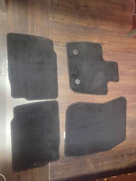 Ks7z-5413300-ca Ford 17 - 20 Fusion Oem Carpeted Black Floor Mat Set 4pc