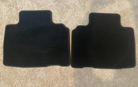 Kt4b-r130d00-ea3ja6 Ford 2pc 2015-2022 Edge Black Carpet Floor Mats Cd539n Lhd