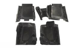 M2dz-7813300-aa Ford 21-24 Bronco Oem Black Floor Mats With Carpet 4 Dr Plus Cargo Area Mat