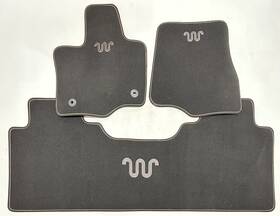 Ml3b-1613087-baw Ford King Ranch F150 Oem Carpet Floor Mats Java Brown 2021-2023 Used