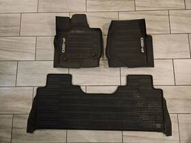 Ml3j-1613087-abw Ford 2021-2024 Oem F-150 Raptor Lightning Crew Cab 3 Pc Rubber Floor Mats