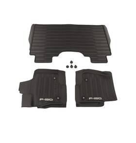 Ml3z1613300ca Ford 2021-2025 F-150 Supercrew 3pc All Weather Floor Liner Tray Mats New