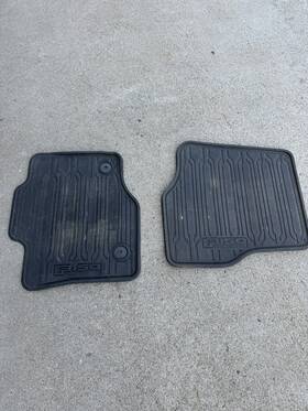 1513086-ba Ford Motor Company Oem 2015-2017 F-150 Front Lariat Floor Mat Black Driver Passenger Factory