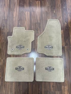Cc3z-2813300-bb Ford Motor Company Oem 12-16 Super Duty Crew Cab Factory King Ranch Floor Mats Espresso Cc3z-2813300-bb Ford Motor Company Oem 12-16 Super Duty Crew Cab Factory King Ranch Floor Mats Espresso