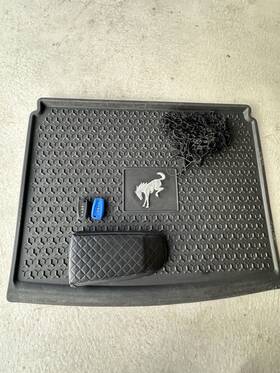 Mp1j-11600-baw Ford 21 22 23 24 Bronco Sport Oem Trunk Cargo Liner Rubber Mat With Net