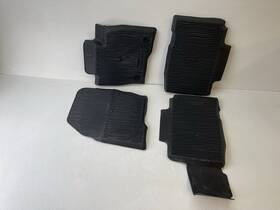 Oem40 Ford 15-23 Edge Front Rear All Weather Floor Mats Black Rubber