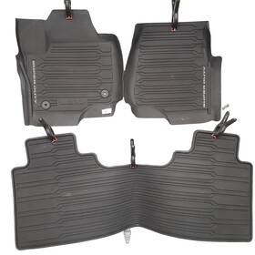 Pc3z-2613300-ba Ford Super Duty 2023-2024 F250 F350 F450 F550 Rubber Molded Floor Mat 3 Pc Set