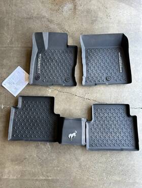 Mp1j-s130d00-ac3ga Ford Skjl1j-78130d00-ab 21-25 Bronco Sport Oem Tray Molded Black Floor Mats