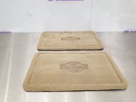 222.fd8507 Ford Truck 07 2007 F150 King Ranch Rear Floor Mat Set