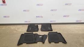 222.fd8b23 Ford Truck 23 Bronco All Weather Floor Mat Set Black Rubber 4 Door