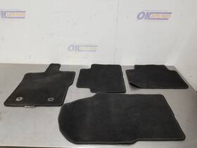 222.fd8d24 Ford Truck 24 2024 Ranger Floor Mat Carpet Set Black Cloth