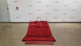 222.fd8g92 Ford Truck 92 Ranger Xlt Super Cab Interior Floor Carpet Red